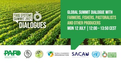 Global Summit Dialogue with Farmers, Fishers, Pastoralists and Other Producers Lobal Dialogue Visuel Final E1626087178747